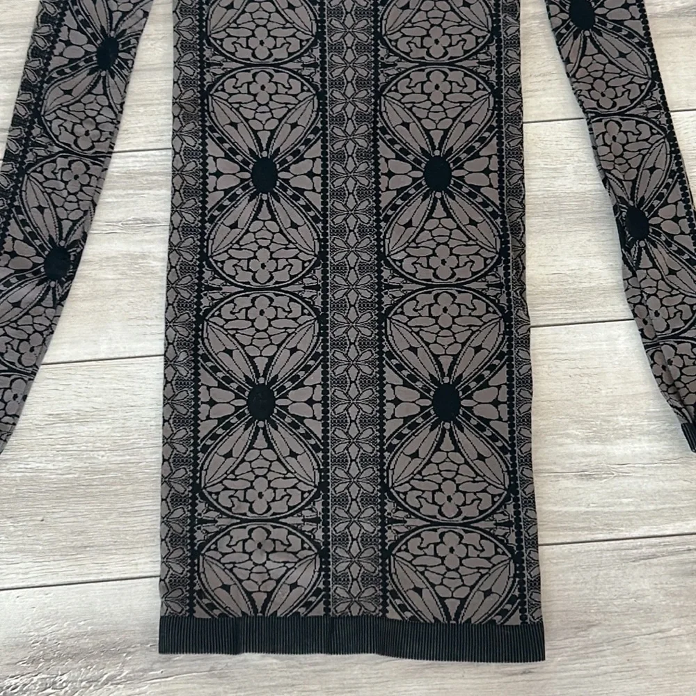 Free People bodycon fitted long sleeve mini dress size XS